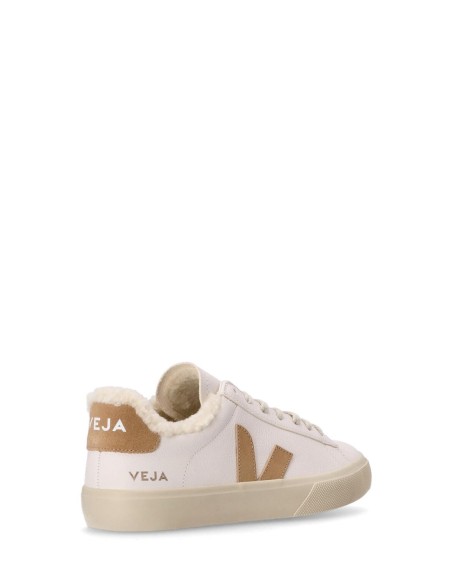 VEJA Zapatilla de mujer CAMPO WINTER WHITE DESERT de cuero