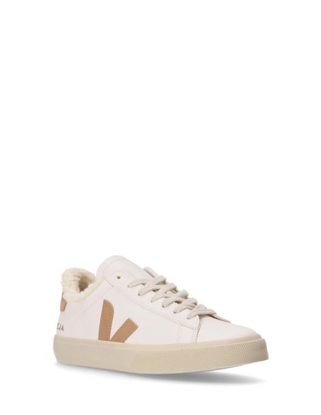 VEJA Zapatilla de mujer CAMPO WINTER WHITE DESERT de cuero