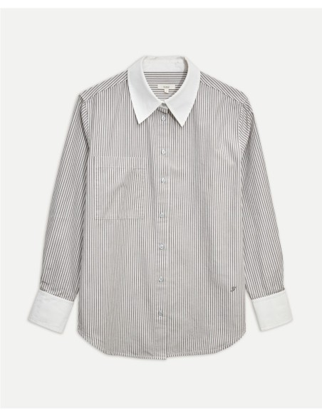 YERSE CAMISA DE RAYAS DE ALGODON 41645