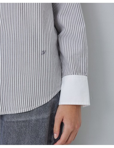 YERSE CAMISA DE RAYAS DE ALGODON 41645