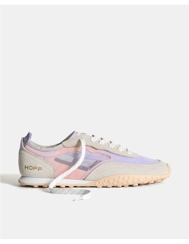 BIRD SWALLOW HOFF - SNEAKER RETRO COMBINADO DE PIEL AZUL Y LILAS