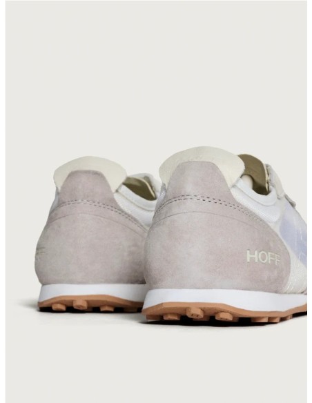 MOCKING BIRD HOFF - SNEAKER RETRO COMBINADO DE PIEL ARENA Y CRUDO
