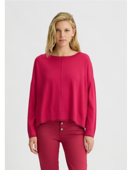 LIU JO JERSEY DE VISCOSA WA5380.MS49I WH CON LUREX