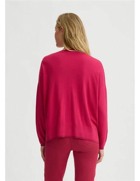LIU JO JERSEY DE VISCOSA WA5380.MS49I WH CON LUREX