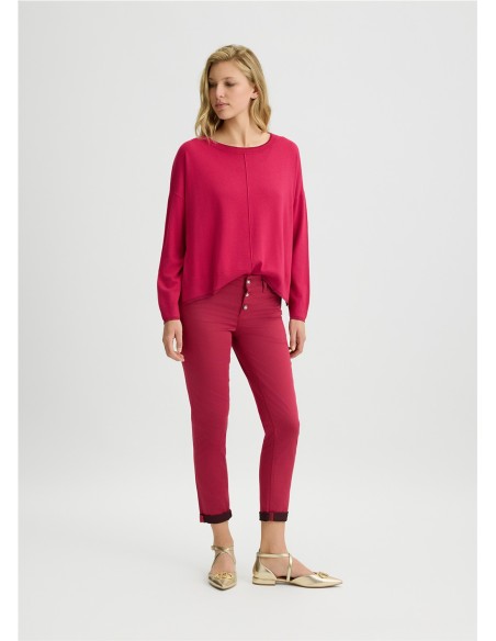 LIU JO JERSEY DE VISCOSA WA5380.MS49I WH CON LUREX