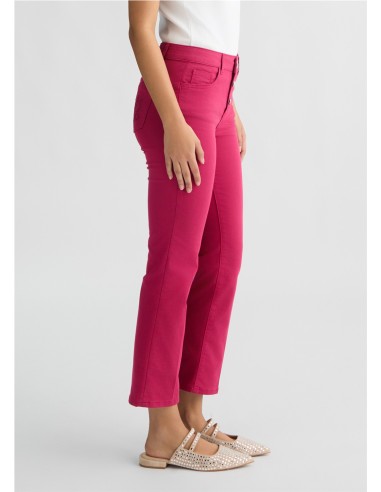 LIU JO PANTALON TOBILLERO DE TALLE ALTO WA5416.T7144 WH ACAMPANADO