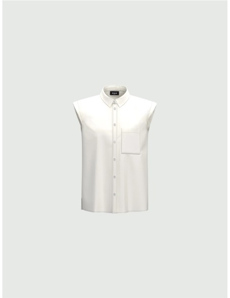 SALMO-CAMISA SM POPELIN BLANCO