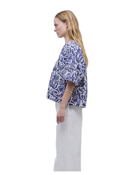 YERSE CAMISA DE ALGODÓN ORGANICO ESTAMPADA 42893