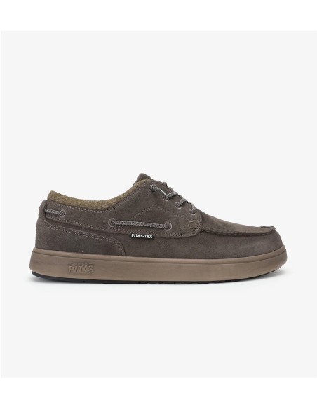 DAKOTA- Zapato nautico de serraje hidrofugado de hombre WALK IN PITAS