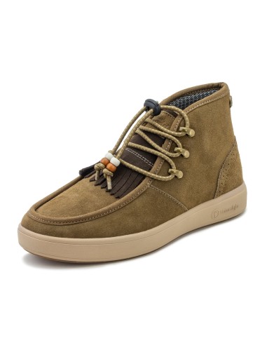 NATURAL WORLD - bota wallabee 8461 M RAINER con detalle de flecos