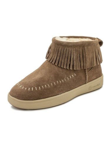 NATURAL WORLD- BOTA DE MUJER 8462 MANITOU DE SERRAJE CON FORRO SUAVE