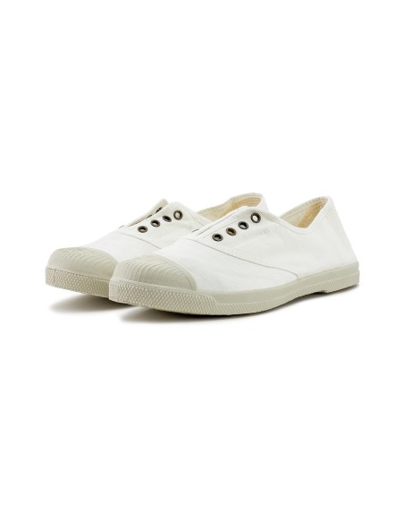 Lavanda zapatilla sin cordones NATURAL WORLD.