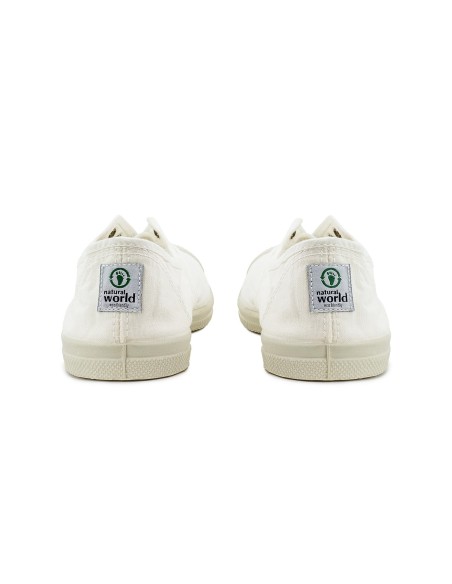 Lavanda zapatilla sin cordones NATURAL WORLD.
