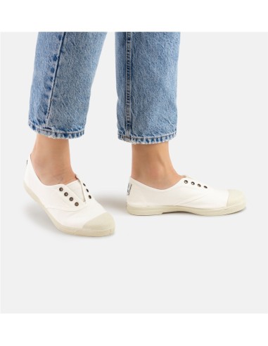 Lavanda zapatilla sin cordones NATURAL WORLD.