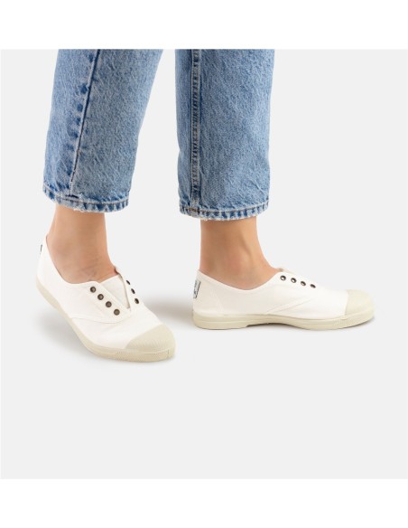 Lavanda zapatilla sin cordones NATURAL WORLD.