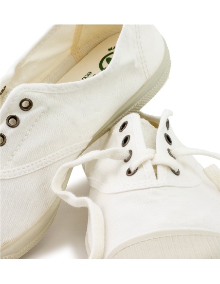 Lavanda zapatilla sin cordones NATURAL WORLD.