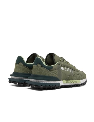 Lacoste Elite Active Khaki de hombre. Zapatilla tipo running