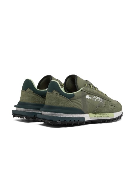 Lacoste Elite Active Khaki de hombre. Zapatilla tipo running