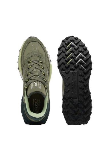 Lacoste Elite Active Khaki de hombre. Zapatilla tipo running