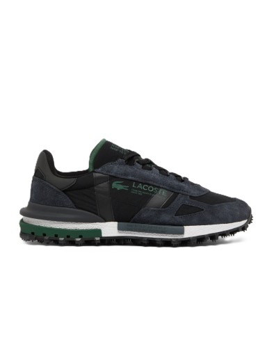 Lacoste Zapatilla Elite Active Black para hombre en nylon y piel
