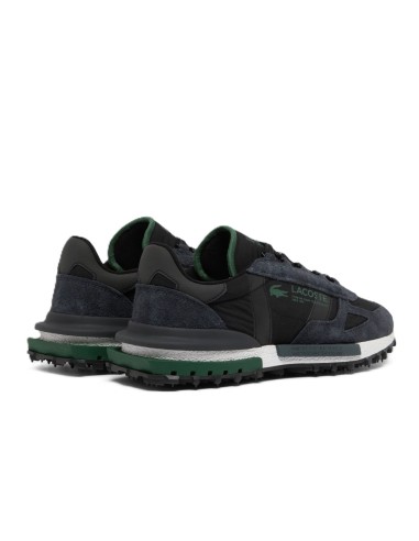 Lacoste Zapatilla Elite Active Black para hombre en nylon y piel
