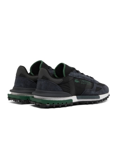 Lacoste Zapatilla Elite Active Black para hombre en nylon y piel