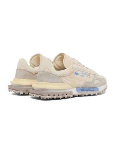 Lacoste Elite Active hombre gry-gry beige grisaceo. Piel y nyon