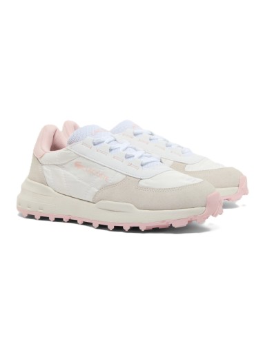 Zapatilla Lacoste de Mujer Elite Active Evo, en blanco y rosa