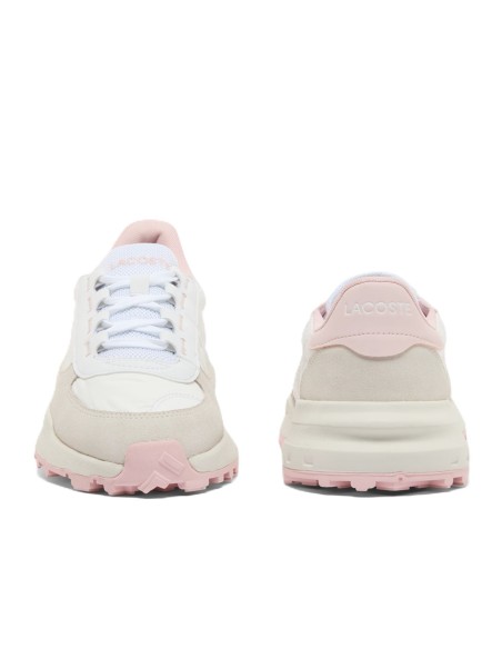 Zapatilla Lacoste de Mujer Elite Active Evo, en blanco y rosa