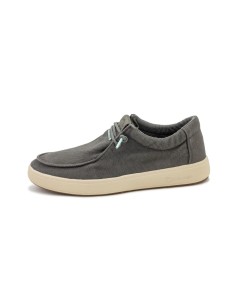 8411E TEAL zapato wallabi NATURAL WORLD unisex, de algodón orgánico.