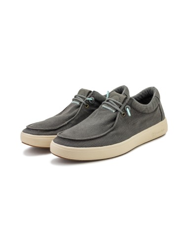 8411E TEAL zapato wallabi NATURAL WORLD unisex, de algodón orgánico.