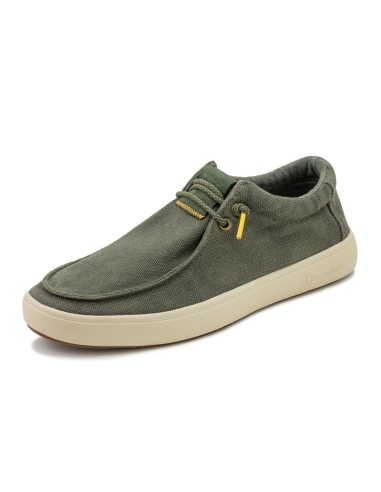 8411E TEAL zapato wallabi NATURAL WORLD unisex, de algodón orgánico.