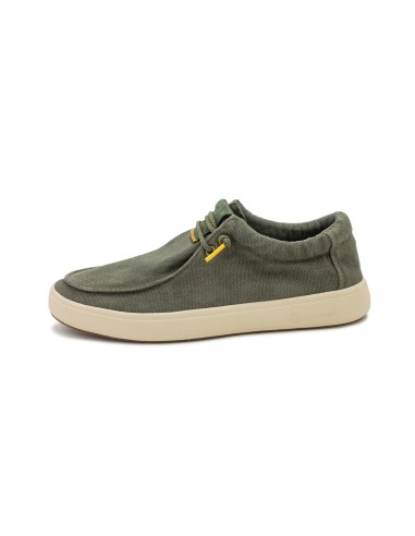 8411E TEAL zapato wallabi NATURAL WORLD unisex, de algodón orgánico.