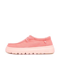 Zapato wallabi WALK IN PITAS de mujer CANNES, de algodon, suela de 4cm