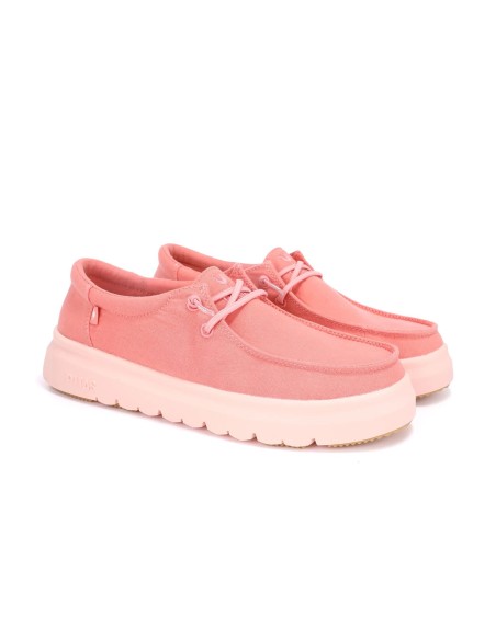 Zapato wallabi WALK IN PITAS de mujer CANNES, de algodon, suela de 4cm