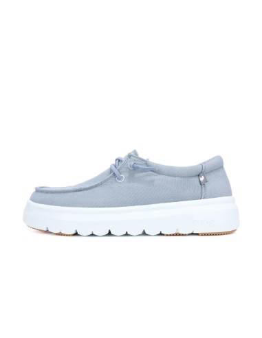 Zapato wallabi WALK IN PITAS de mujer CANNES, de algodon, suela de 4cm