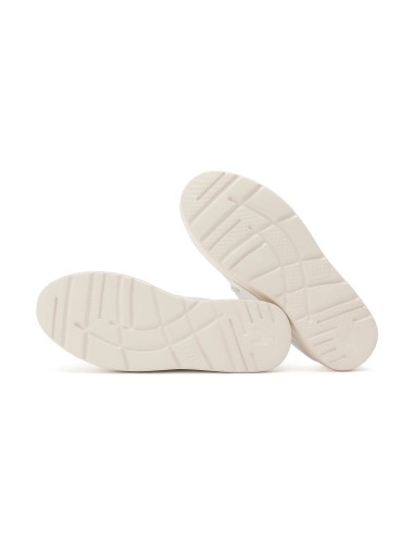 Zueco CAPARICA de mujer WALK IN PITAS de algodón con suela blockde 4cm