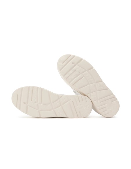 Zueco CAPARICA de mujer WALK IN PITAS de algodón con suela blockde 4cm