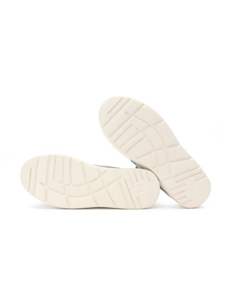 Zueco CAPARICA de mujer WALK IN PITAS de algodón con suela blockde 4cm