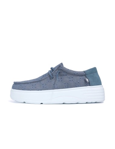 LOTTO zapato wallabi de mujer WALK IN PITAS bordado de algodon.