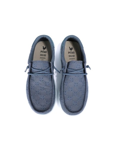 LOTTO zapato wallabi de mujer WALK IN PITAS bordado de algodon.