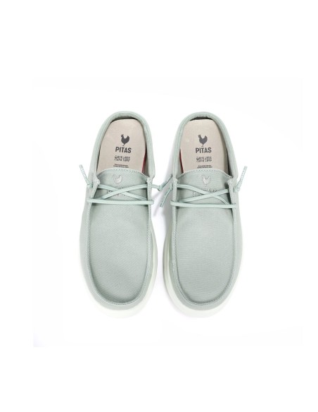 MONACO zueco de algodón Walk in Pitas de suela de 4 cm