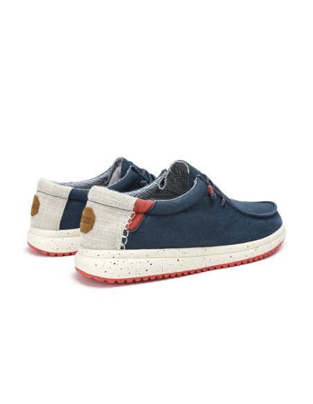 NIAS zapato de hombre WALK IN PITAS tipo wallabi en algodon y lino