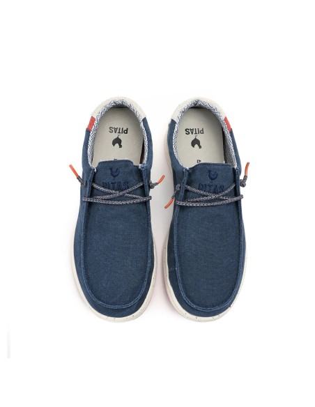NIAS zapato de hombre WALK IN PITAS tipo wallabi en algodon y lino