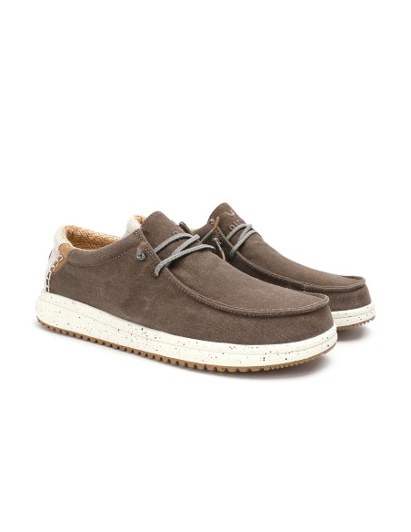 NIAS zapato de hombre WALK IN PITAS tipo wallabi en algodon y lino