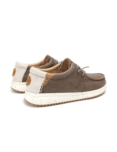 NIAS zapato de hombre WALK IN PITAS tipo wallabi en algodon y lino