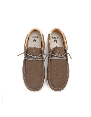 NIAS zapato de hombre WALK IN PITAS tipo wallabi en algodon y lino