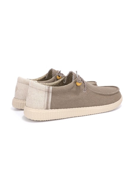 WP150 RYAN zapato wallabi WALK IN PITAS de hombre de algodon y lino.