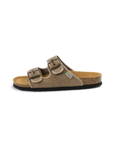 7001E TROPIC Sandalia Natural World con dos tiras de algodón