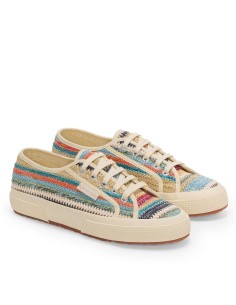 SUPERGA 2750 rafia multicolor de mujer. 2